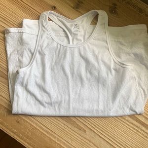 Champion white tank flower print